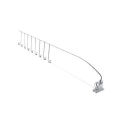 Séparateurs sécables pour tablette de gondole – Organisation linéaire